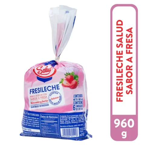 Leche saborizada Salud Bolsa 6 Pack- 960 ml