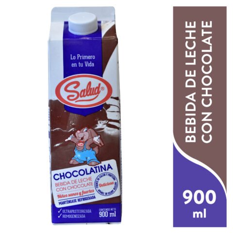 Leche saborizada Salud Chocolatina Carton - 900 ml