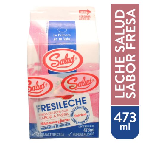 Leche saborizada Salud Sabor Fresa - 473 ml