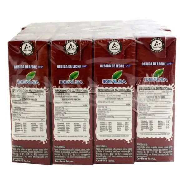 Leche saborizada Shaka Laka Chocolate 12 Pack - 2400ml