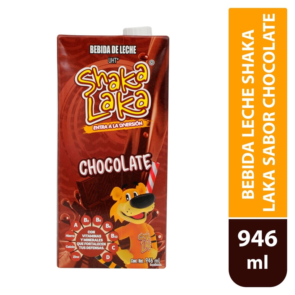Leche saborizada Shaka Laka sabor Chocolate - 946ml