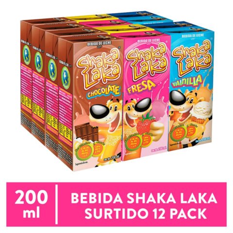 Leche saborizada Shaka Laka surtido 12Pack - 2400 ml