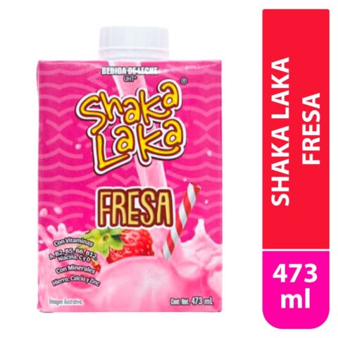 Leche Shaka Laka sabor fresa - 473 ml