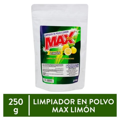 Limpiador En Polvo Max Ultra Doypak 250 g Limpiador De Polvo Max Con Aroma A Limón -250 g