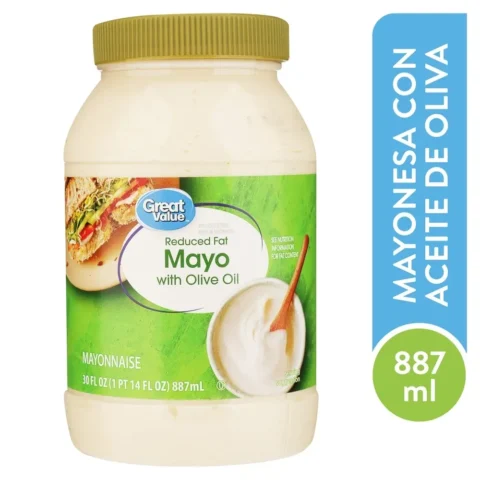 Mayonesa Great Value Reducida Grasa Con Oliva - 30 oz