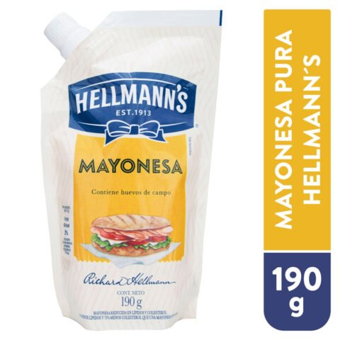 Mayonesa Hellmanns pura doypack - 190 g