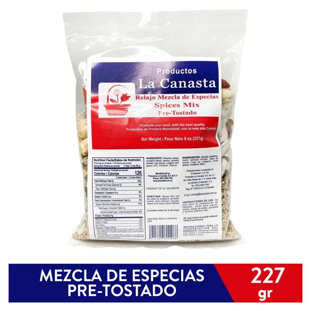 Mezcla La Canasta especias relajo - 227 g