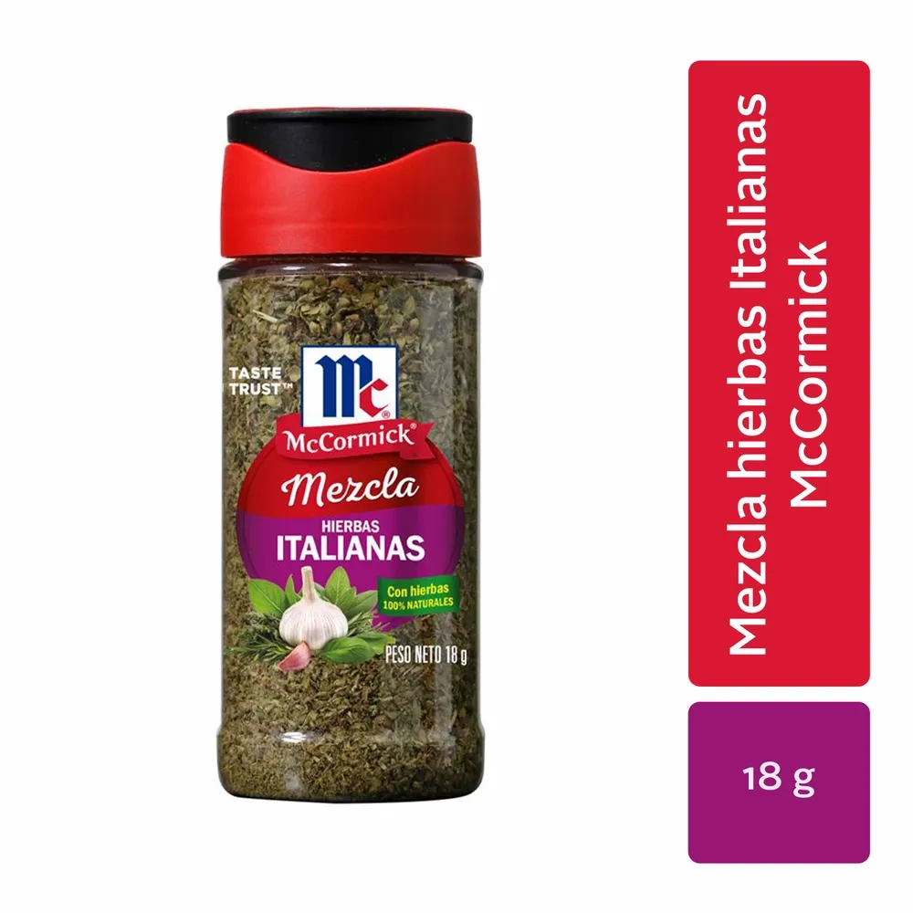 Mezcla McCormick Hierbas Italianas - 18 g