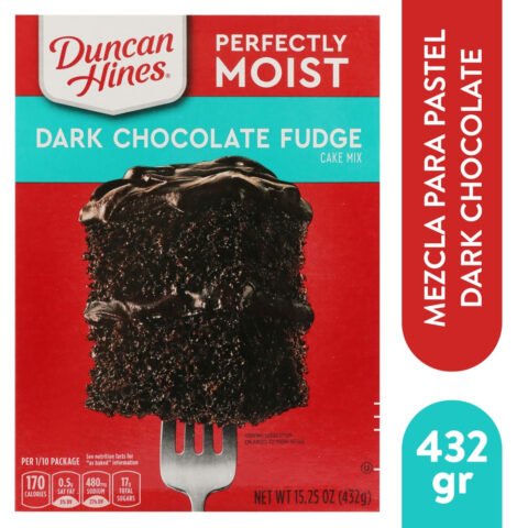 Mezcla para pastel Duncan Hines chocolate negro - 432 g