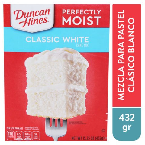 Mezcla para pastel Duncan Hines clásica blanca - 432 g
