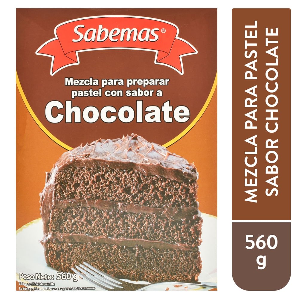 Mezcla Sabemas Para Pastel De Chocolate - 560 g