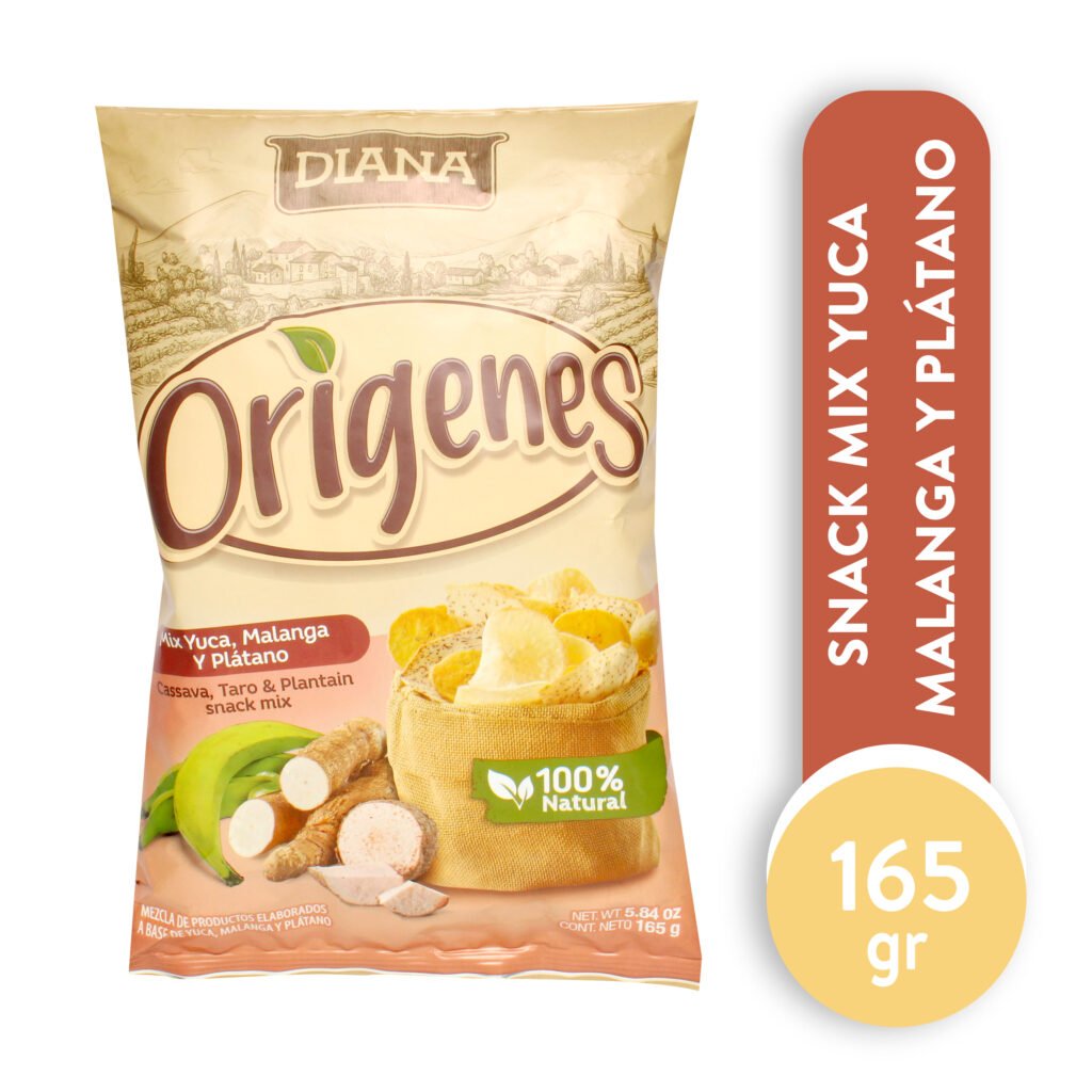 Mix Diana Yuca Malanga y plátano - 165 g