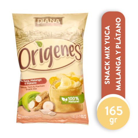 Mix Diana Yuca Malanga y plátano - 165 g