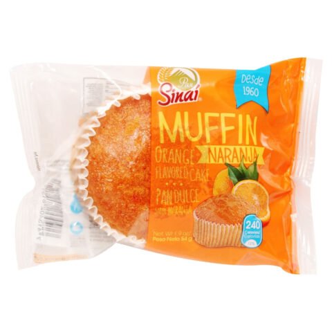 Muffin Pan Sinaí sabor naranja - 54 g