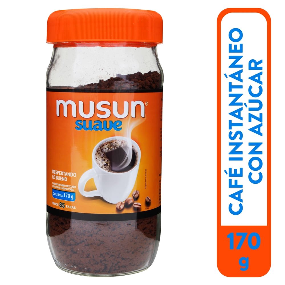Musun® Suave Café Instantáneo Frasco 170 g