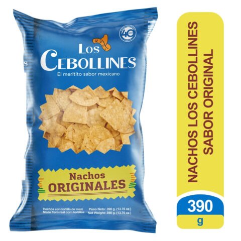 Nachos Los Cebollines Sabor Original - 390 g
