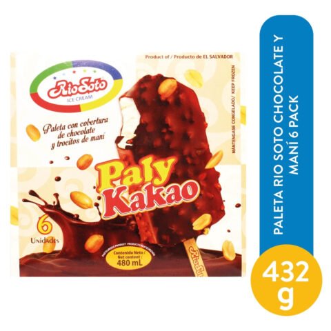 Paleta Río Soto de chocolate y maní - 480 ml