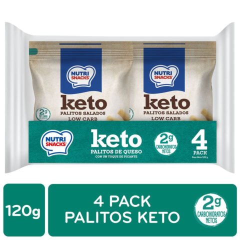 Palito Nutrisnacks Keto 4 Pack - 120 g