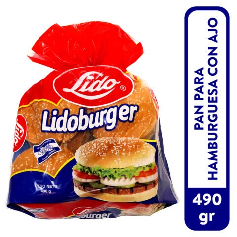 Pan Lido Para Hamburguesa Con Ajo - 490 g