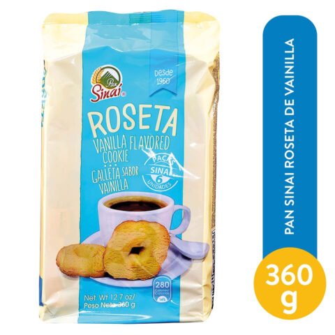 Pan Sinaí roseta de vainilla - 360 g