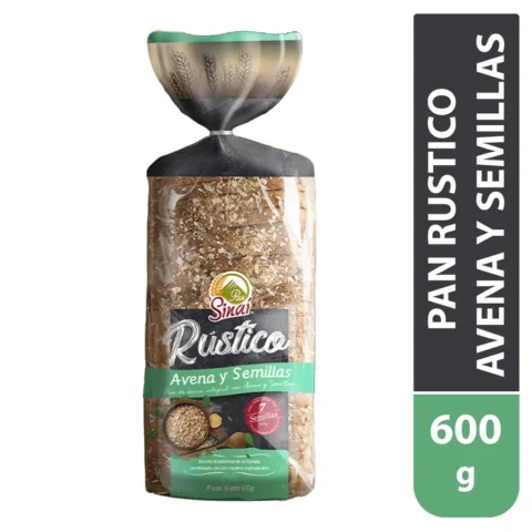 Pan Sinai Rustico Avena y Semillas - 600 g