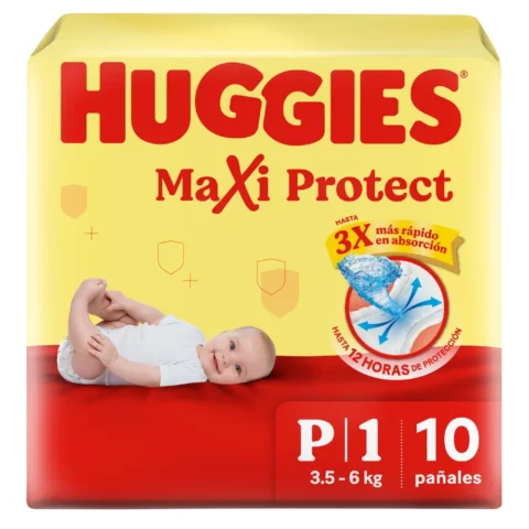 Pañales Huggies Maxi Protect Etapa 1/P - 10 Unidades