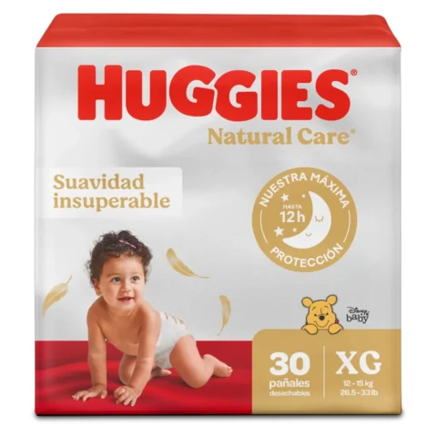 Panales Huggies Nat Care Xg 30 Unidad