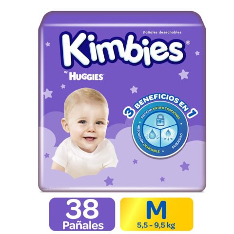 Pañales Kimbies Etapa 2/M - 38 Unidades Pañales Kimbies Etapa 2/M -38 uds