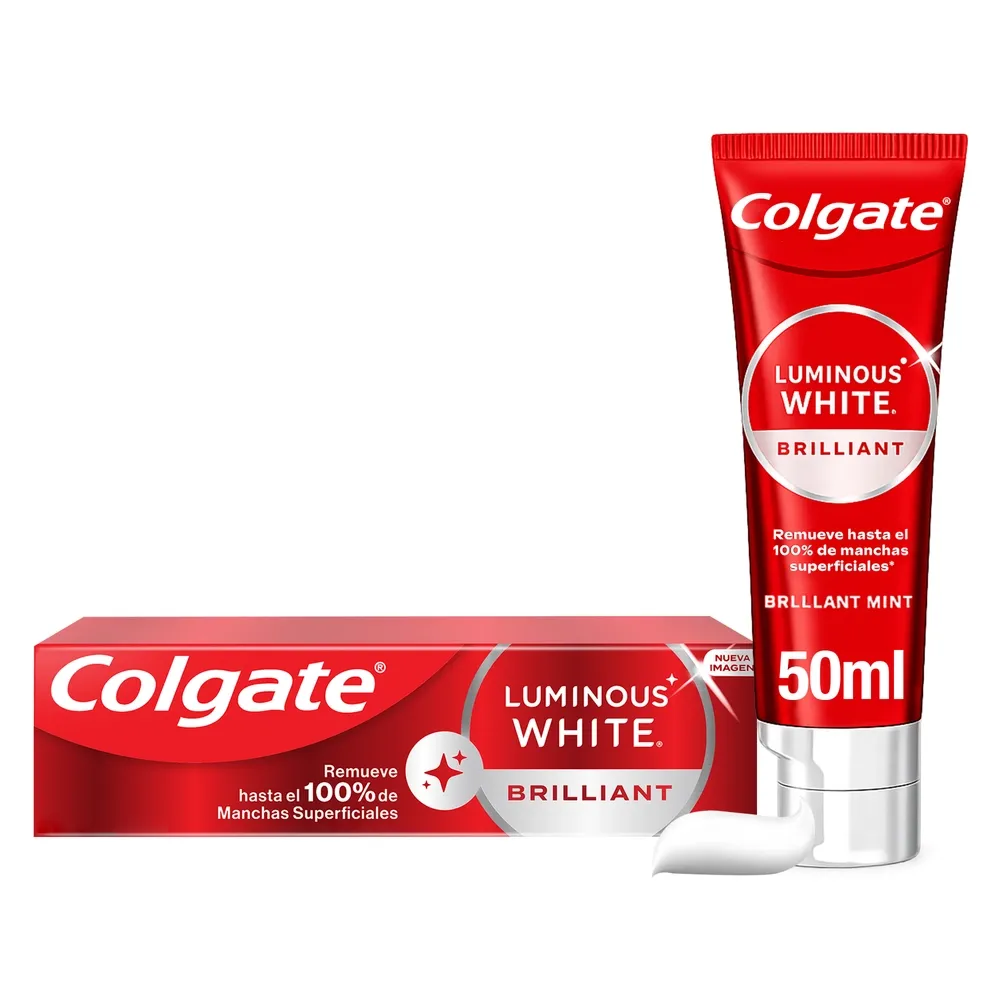 Pasta Dental Colgate Luminous White Brilliant - 50 ml