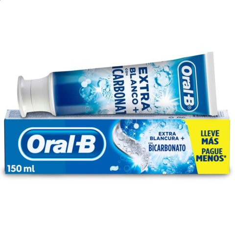 Pasta Dental Con Bicarbonato Oral-B Baking Soda - 150 ml Crema dental Oral-B extra blancura con bicarbonato - 150 ml