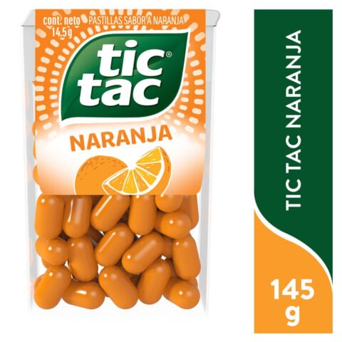 Pastillas De Dulce Tic Tac Naran 14.5 G Dulces Tic Tac Naranja - 14.5 g
