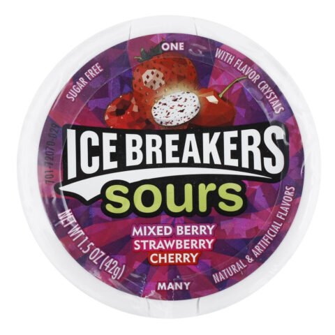 Pastillas Ice Breakers mix berry cherry strawberry