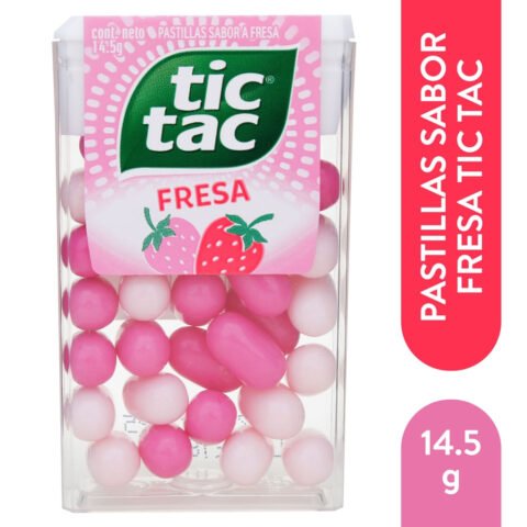 Pastillas Tic Tac sabor fresa - 14.5 g