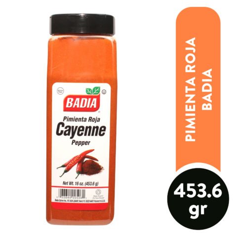 Pimienta Badia roja cayenne - 453.6 g