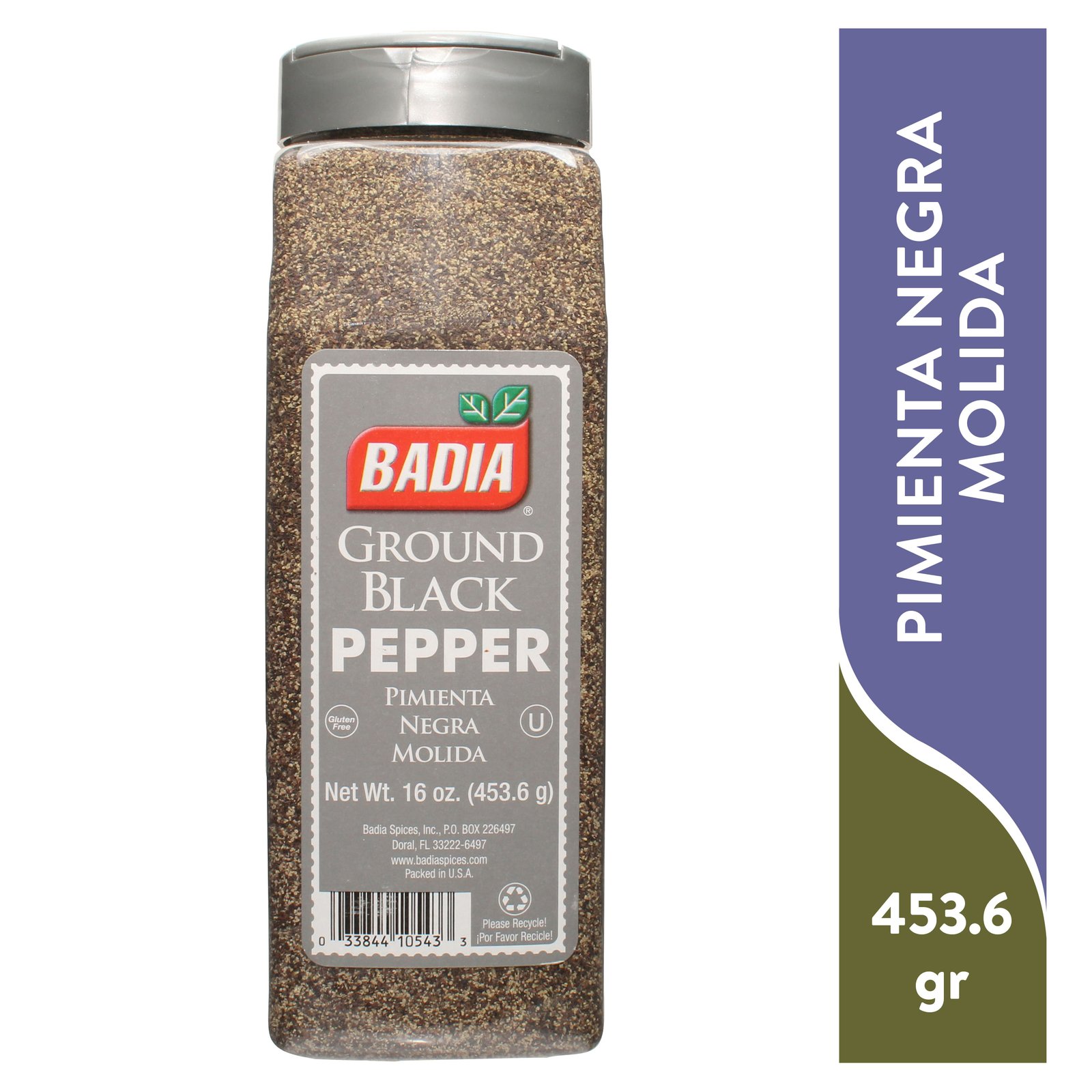 Pimienta negra Badia molida - 453.6 g