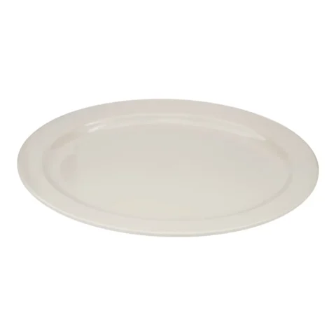 Plato Ovalado Pequeno Beige