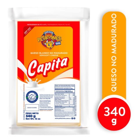 Queso Blando No Madurado Petacones Capita - 340 g