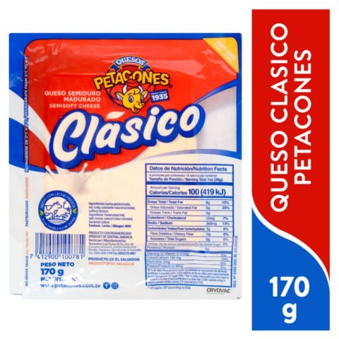 Queso Clásico Petacones Semiduro Madurado - 170 g