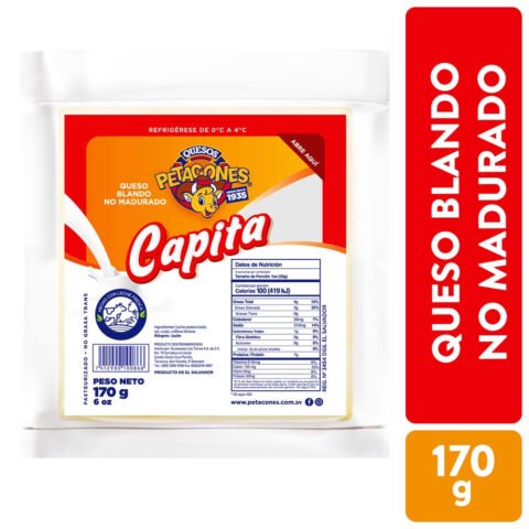 Queso Petacones Capita Blando No Madurado - 170 g