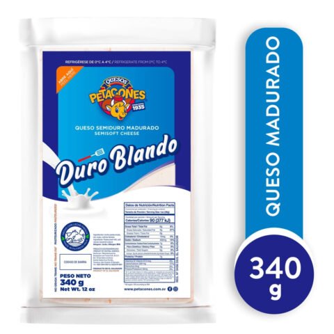 Queso Petacones duro blando - 340 g