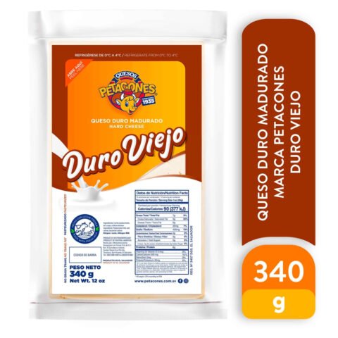 Queso Petacones duro viejo - 340 g