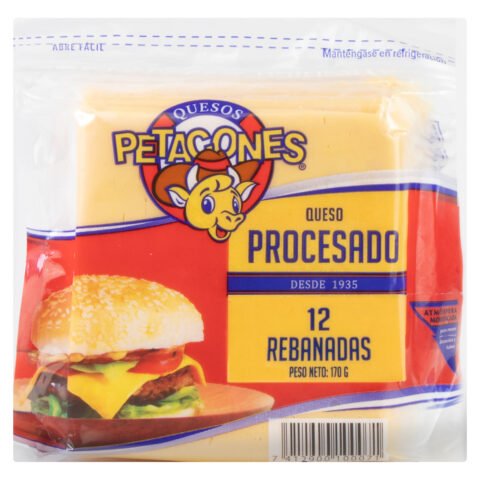 Queso Procesado Petacones 12 Rebanadas - 170 g