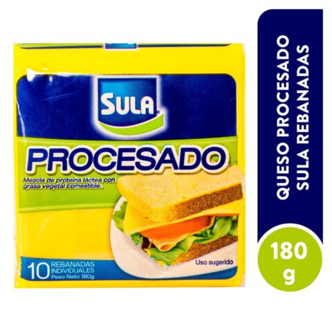 Queso Sula Procesado 10 Rebanadas - 180 g