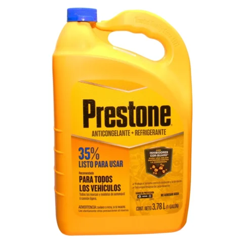 Refrigerante para carro Prestone mezcla precisa - 3.78 L