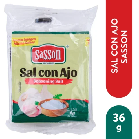 Sal Sassón de ajo 6 pack - 36 g