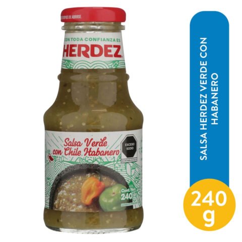 Salsa Herdez verde con habanero - 240 g