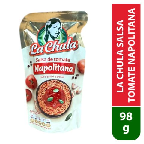 Salsa La Chula tomate napolitana -98 g La Chula Salsa Tomate Napolitana 98 G