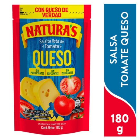 Salsa Naturas tomate queso - 180 g
