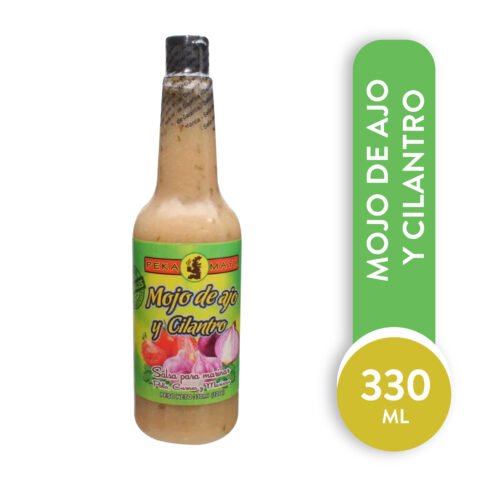 Salsa para marinar Peka Maya mojo de ajo y cilantro - 330 ml