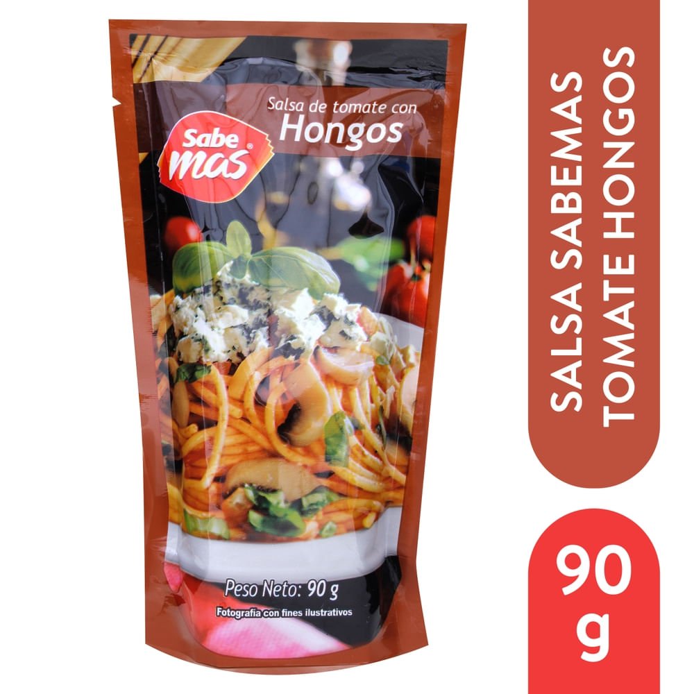 Salsa Sabemas Tomate Hongos - 90 g